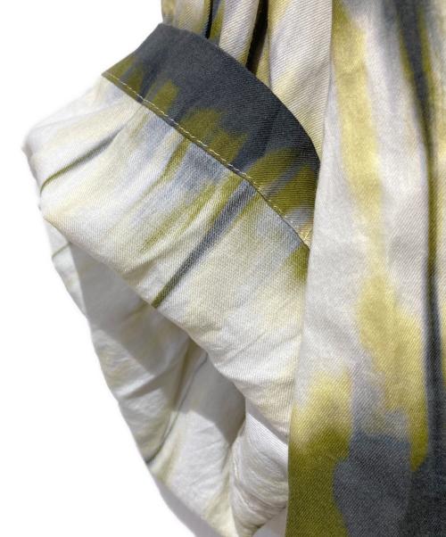 m's braque（エムズブラック）m's braque (エムズブラック) EDIFICE (エディフィス) オープンカラーシャツ グリーン サイズ:SIZE40の古着・服飾アイテム