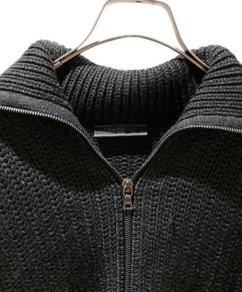 PRADA（プラダ）PRADA (プラダ) ジップアップニット ブラック サイズ:44の古着・服飾アイテム
