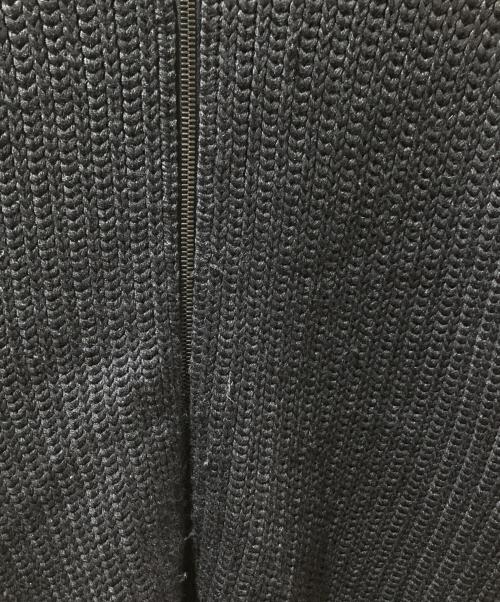 PRADA（プラダ）PRADA (プラダ) ジップアップニット ブラック サイズ:44の古着・服飾アイテム