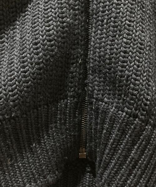 PRADA（プラダ）PRADA (プラダ) ジップアップニット ブラック サイズ:44の古着・服飾アイテム