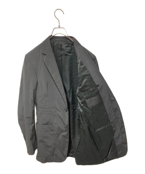 PRADA（プラダ）PRADA (プラダ) ナイロンテーラードジャケット ブラック サイズ:44の古着・服飾アイテム