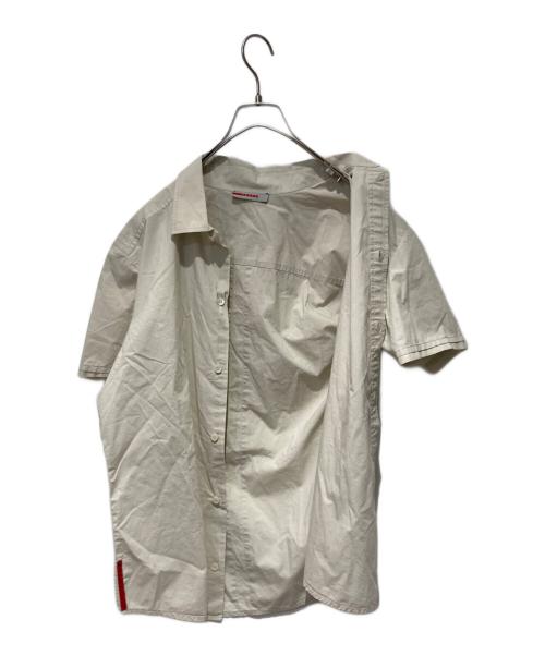 PRADA SPORTS（プラダスポーツ）PRADA SPORTS (プラダスポーツ) 半袖シャツ ベージュ サイズ:Sの古着・服飾アイテム