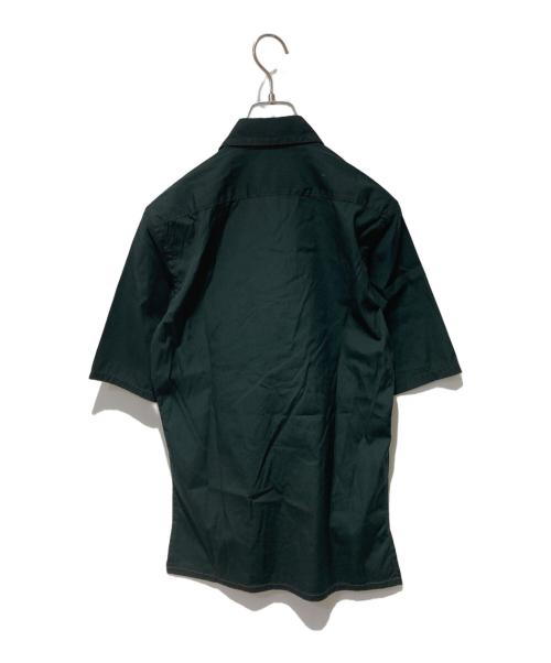 PRADA（プラダ）PRADA (プラダ) ステッチポケットシャツ グリーン サイズ:37の古着・服飾アイテム