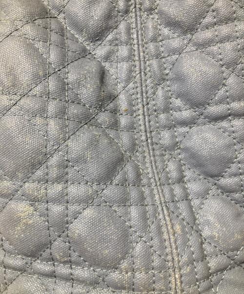 Christian Dior（クリスチャン ディオール）Christian Dior (クリスチャン ディオール) カナージュパナレアトートバッグ ブルーの古着・服飾アイテム