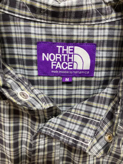 THE NORTHFACE PURPLELABEL（ザ・ノースフェイス パープルレーベル）THE NORTHFACE PURPLELABEL (ザ・ノースフェイス パープルレーベル) Button Down Plaid Field Shirt グレー サイズ:SIZE Mの古着・服飾アイテム