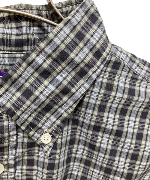 THE NORTHFACE PURPLELABEL（ザ・ノースフェイス パープルレーベル）THE NORTHFACE PURPLELABEL (ザ・ノースフェイス パープルレーベル) Button Down Plaid Field Shirt グレー サイズ:SIZE Mの古着・服飾アイテム