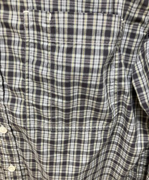 THE NORTHFACE PURPLELABEL（ザ・ノースフェイス パープルレーベル）THE NORTHFACE PURPLELABEL (ザ・ノースフェイス パープルレーベル) Button Down Plaid Field Shirt グレー サイズ:SIZE Mの古着・服飾アイテム