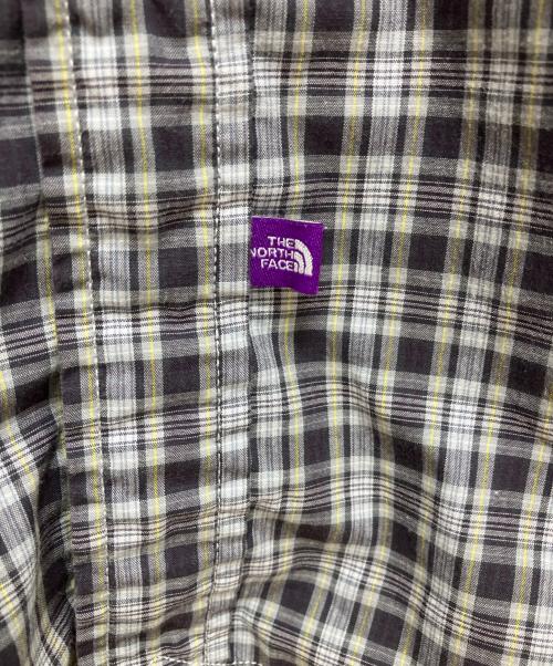 THE NORTHFACE PURPLELABEL（ザ・ノースフェイス パープルレーベル）THE NORTHFACE PURPLELABEL (ザ・ノースフェイス パープルレーベル) Button Down Plaid Field Shirt グレー サイズ:SIZE Mの古着・服飾アイテム