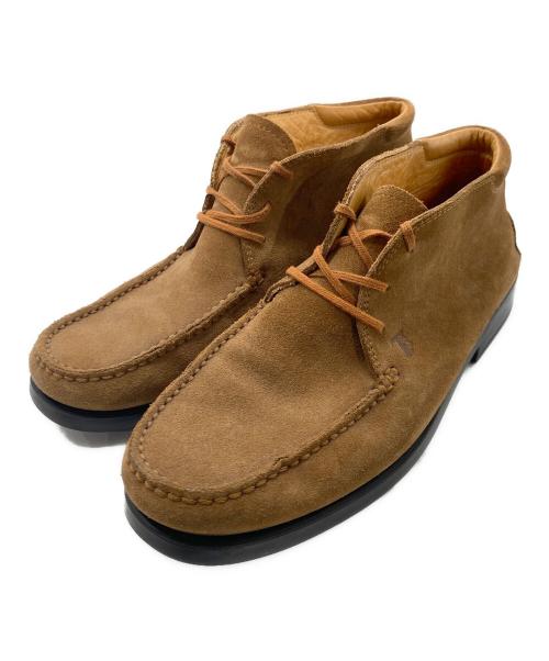 TODS（トッズ）tods (トッズ) スエード デザートブーツ ブラウン サイズ:7の古着・服飾アイテム