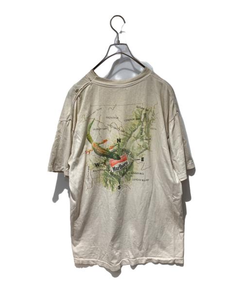 marlboro（マルボロ）Marlboro (マルボロ) リザードマップTEE ホワイト サイズ:Freeの古着・服飾アイテム
