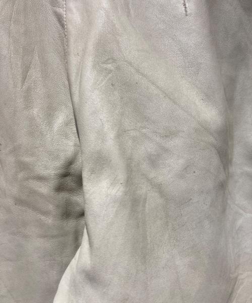 adidas（アディダス）adidas (アディダス) レザトラックーパンツ ベージュ サイズ:Ｌの古着・服飾アイテム