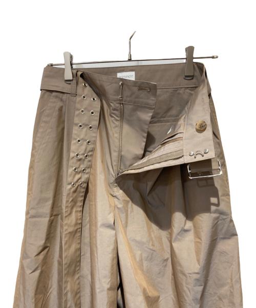COLUMN（コラム）COLUMN (コラム) パラシュートパンツ＜PERMANENT＞ ベージュ サイズ:38の古着・服飾アイテム
