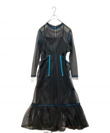 PAMEO POSE（パメオポーズ）の古着「Tulle Dress チュールドレス」｜ブラック