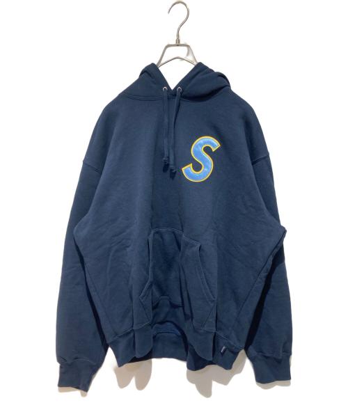 SUPREME（シュプリーム）Supreme (シュプリーム) S Logo Hooded Sweatshirt ネイビー サイズ:Ｌの古着・服飾アイテム