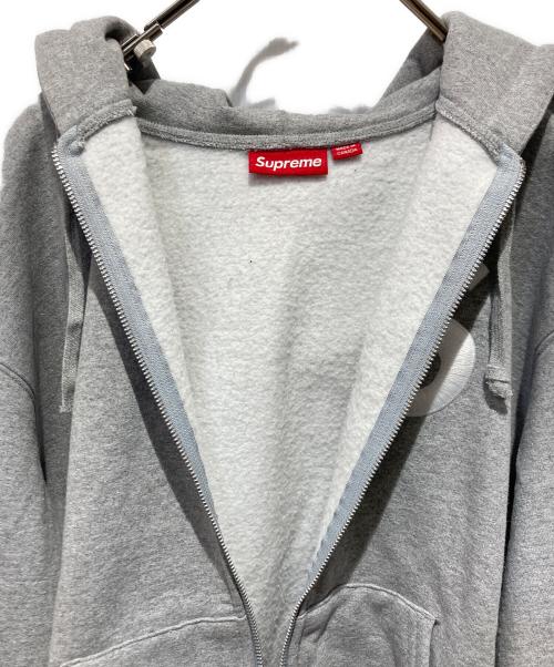 SUPREME（シュプリーム）Supreme (シュプリーム) S Logo Zip Up Hooded グレー サイズ:Mの古着・服飾アイテム