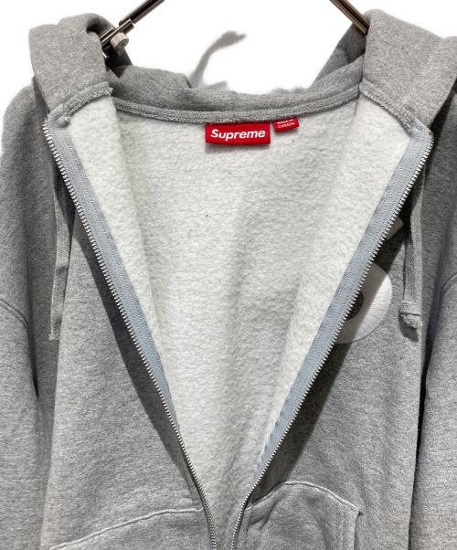 SUPREME（シュプリーム）Supreme (シュプリーム) S Logo Zip Up Hooded グレー サイズ:Mの古着・服飾アイテム