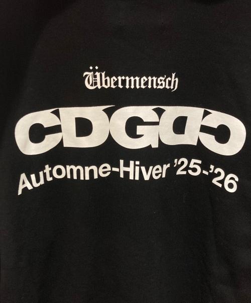 CDG（シーディージー）CDG (シーディージー) Übermensch (ウーバーメンシュ) CLASSIC HOODED SWEATSHIRT ブラック サイズ:Mの古着・服飾アイテム