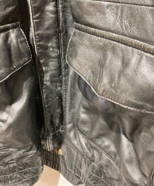 pierre cardin（ピエール・カルダン）pierre cardin (ピエール・カルダン) レザージャケット ブラック サイズ:XLの古着・服飾アイテム
