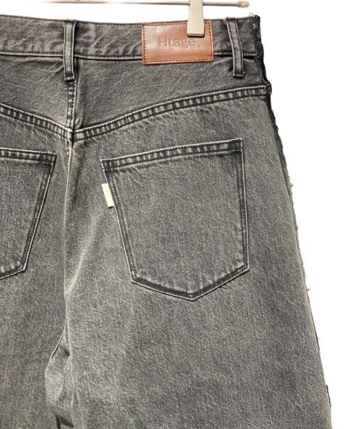 Unglid（アングリッド）Unglid (アングリッド) ドッキングデニムパンツ ブラック サイズ:26inchの古着・服飾アイテム