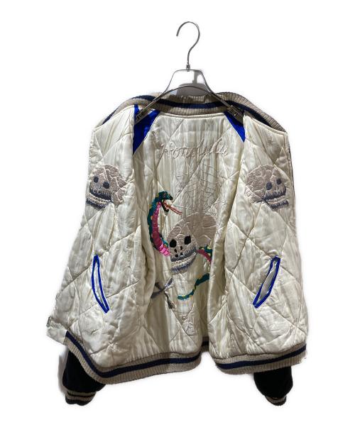 テーラー東洋（テーラートウヨウ）テーラー東洋 (テーラートウヨウ) SOUVENIR JACKET ホワイト×ブラック サイズ:不明の古着・服飾アイテム
