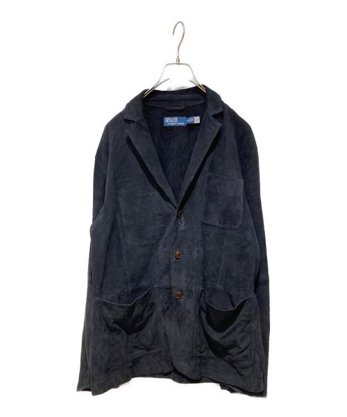 POLO RALPH LAUREN（ポロ・ラルフローレン）POLO RALPH LAUREN (ポロ・ラルフローレン) スエードジャケット ブラック サイズ:Mの古着・服飾アイテム