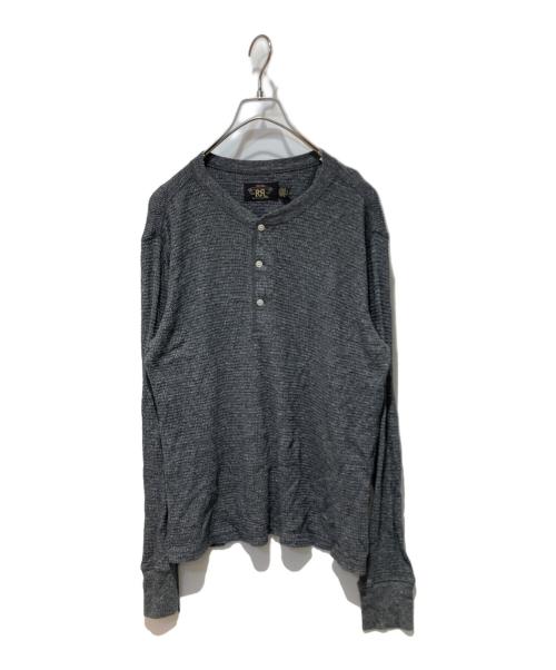 RRL（ダブルアールエル）RRL (ダブルアールエル) ヘンリーネックカットソー グレー サイズ:Sの古着・服飾アイテム