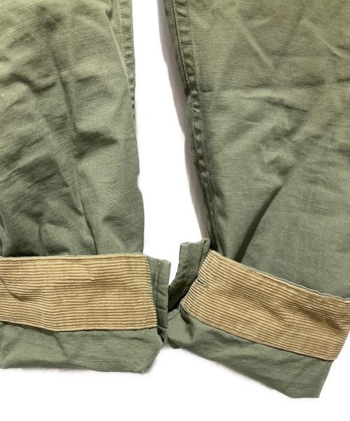 POLO RALPH LAUREN（ポロ・ラルフローレン）POLO RALPH LAUREN (ポロ・ラルフローレン) コットンキャンバスオーバーシャツ グリーン サイズ:Sの古着・服飾アイテム
