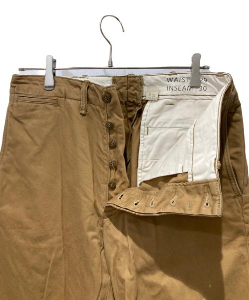 RRL（ダブルアールエル）RRL (ダブルアールエル) Cotton Field Chino Pants ブラウン サイズ:73.5cm (W29)の古着・服飾アイテム