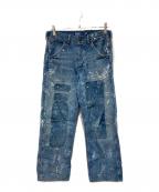 POLO RALPH LAURENポロ・ラルフローレン）の古着「Distressed Carpenter Jeans」｜インディゴ