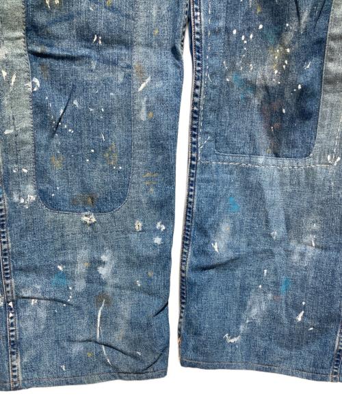POLO RALPH LAUREN（ポロ・ラルフローレン）POLO RALPH LAUREN (ポロ・ラルフローレン) Distressed Carpenter Jeans インディゴ サイズ:71cm (W28)の古着・服飾アイテム