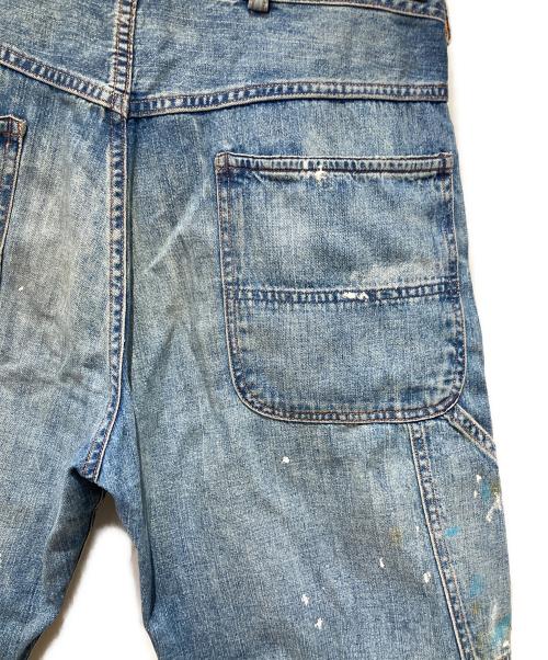 POLO RALPH LAUREN（ポロ・ラルフローレン）POLO RALPH LAUREN (ポロ・ラルフローレン) Distressed Carpenter Jeans インディゴ サイズ:71cm (W28)の古着・服飾アイテム