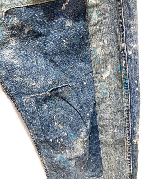 POLO RALPH LAUREN（ポロ・ラルフローレン）POLO RALPH LAUREN (ポロ・ラルフローレン) Distressed Carpenter Jeans インディゴ サイズ:71cm (W28)の古着・服飾アイテム