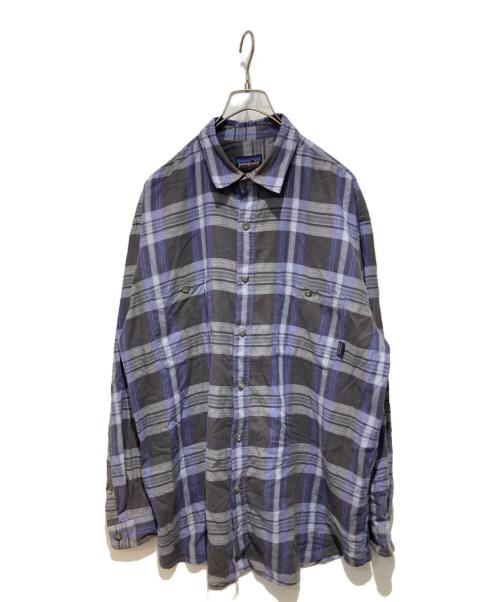 Patagonia（パタゴニア）Patagonia (パタゴニア) チェックシャツ ネイビー サイズ:Ｌの古着・服飾アイテム