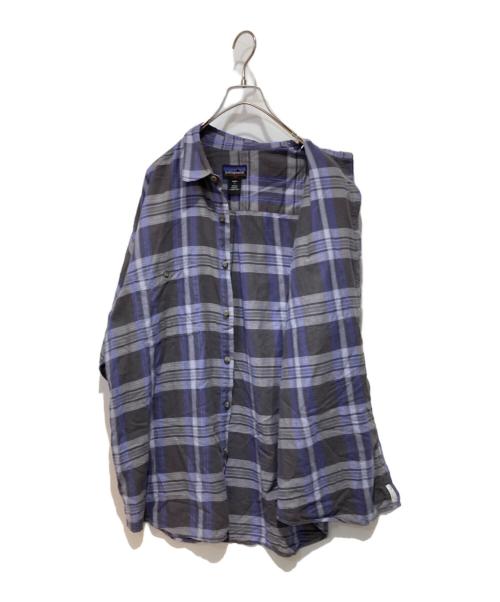 Patagonia（パタゴニア）Patagonia (パタゴニア) チェックシャツ ネイビー サイズ:Ｌの古着・服飾アイテム