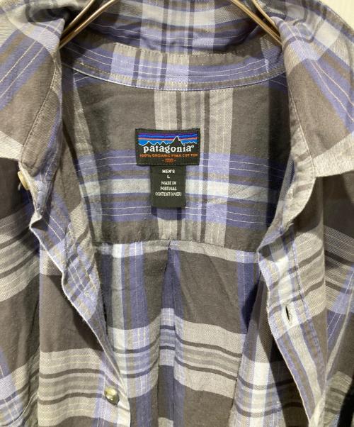 Patagonia（パタゴニア）Patagonia (パタゴニア) チェックシャツ ネイビー サイズ:Ｌの古着・服飾アイテム