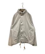 Barbourバブアー）の古着「ハイネックジャケット」｜ベージュ