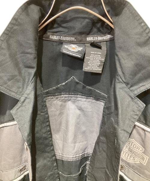 HARLEY-DAVIDSON（ハーレーダビッドソン）HARLEY-DAVIDSON (ハーレーダビッドソン) 半袖シャツ ブラック サイズ:Ｌの古着・服飾アイテム