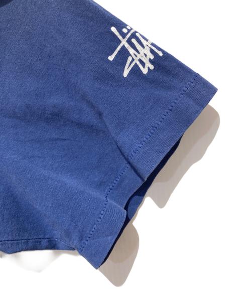 stussy（ステューシー）stussy (ステューシー) プリントTシャツ ネイビー サイズ:XLの古着・服飾アイテム