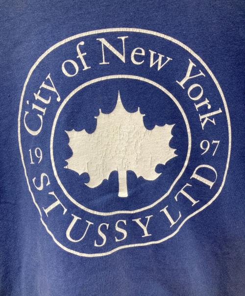 stussy（ステューシー）stussy (ステューシー) プリントTシャツ ネイビー サイズ:XLの古着・服飾アイテム