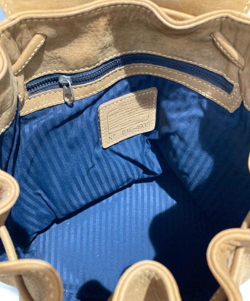 COACH（コーチ）COACH (コーチ) ヌバックレザーリュック ブラウンの古着・服飾アイテム