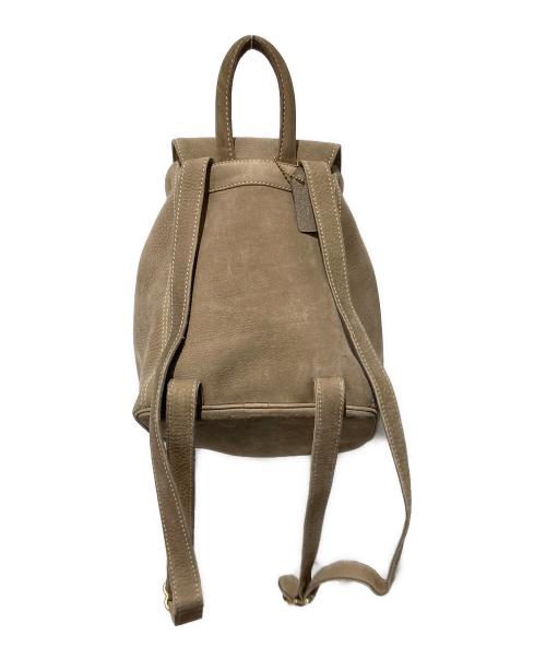 COACH（コーチ）COACH (コーチ) ヌバックレザーリュック ベージュの古着・服飾アイテム