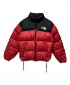 THE NORTH FACEザ ノース フェイス）の古着「ダウンジャケット」｜ブラック×レッド