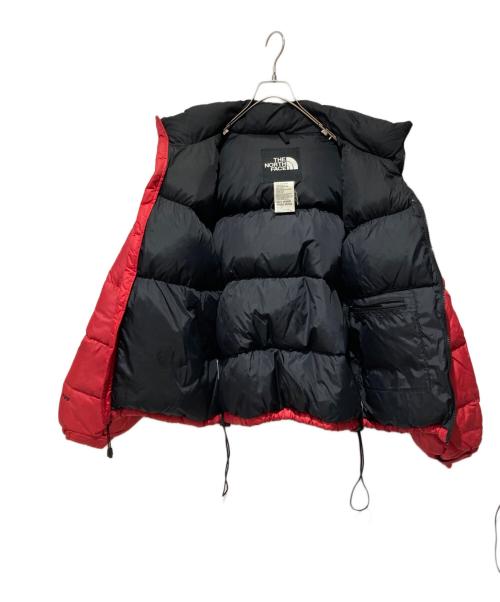THE NORTH FACE（ザ ノース フェイス）THE NORTH FACE (ザ ノース フェイス) ダウンジャケット ブラック×レッド サイズ:Mの古着・服飾アイテム