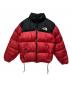 THE NORTH FACE（ザ ノース フェイス）の古着「ダウンジャケット」｜ブラック×レッド