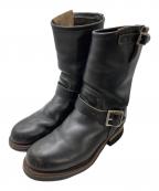 RED WINGレッドウィング）の古着「エンジニアブーツ」｜ブラック