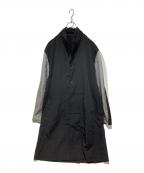 COMME des GARCONS HOMME PLUSコムデギャルソンオムプリュス）の古着「袖切替コート」｜ブラック