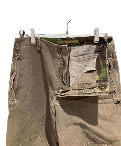 GRIFFIN LAUNDRY（グリフィン ランドリー）GRIFFIN LAUNDRY (グリフィン ランドリー) motorcycle combat pants ブラウン サイズ:32の古着・服飾アイテム