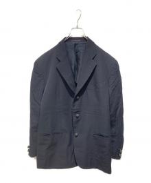 COMME des GARCONS HOMME PLUS（コムデギャルソンオムプリュス）の古着「チャイナボタン3Bテーラードジャケット」｜ネイビー