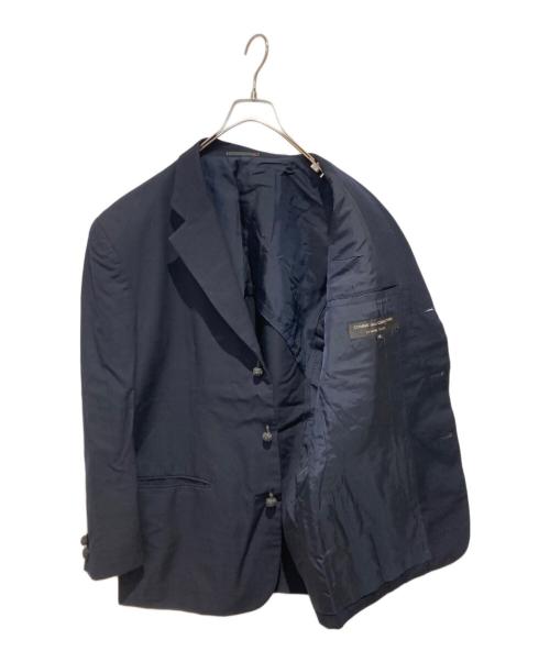COMME des GARCONS HOMME PLUS（コムデギャルソンオムプリュス）COMME des GARCONS HOMME PLUS (コムデギャルソンオムプリュス) チャイナボタン3Bテーラードジャケット ネイビー サイズ:Sの古着・服飾アイテム