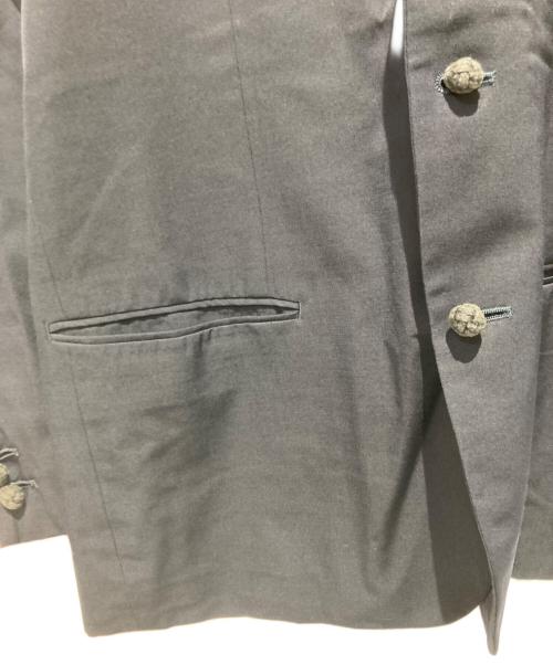 COMME des GARCONS HOMME PLUS（コムデギャルソンオムプリュス）COMME des GARCONS HOMME PLUS (コムデギャルソンオムプリュス) チャイナボタン3Bテーラードジャケット ネイビー サイズ:Sの古着・服飾アイテム